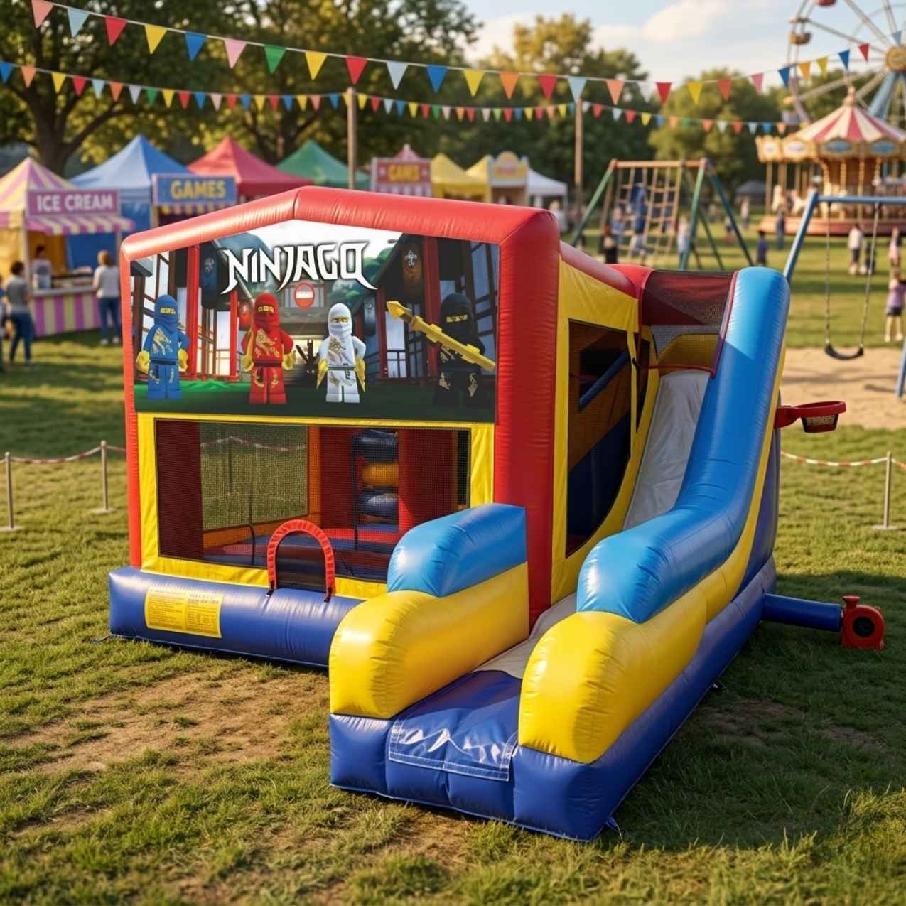 Ninjago Bounce House 7n1 rental in Arlington Heights, IL (60004/60005) by Jump Guy Party Rentals